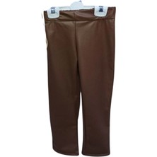 Pampal Moda Fitilli Deri Pantolonlu Takım