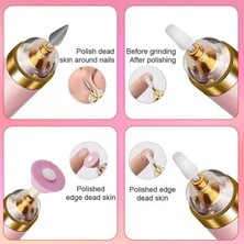 Gaman Şarjlı Işıklı Manikür & Pedikür Set Rose Gold Psc 16 5 Başlıklı