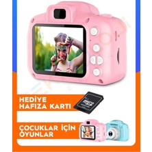 Arell Teknoloji Arell Teknoloji Çocuk Kamerası Dijital Fotoğraf Makinesi Mini 1080P Hd Kamera Hafıza Kart Hediyeli