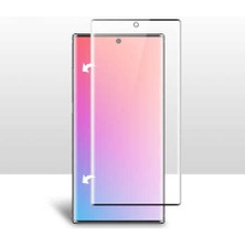 noktaks - Galaxy Note 10 Plus - Ekran Koruyucu Süper Pet Ekran Koruyucu Jelatin - Siyah - T9761