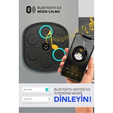 Arell Teknoloji Boks Standı Yumruk Sayan Boks Makinesi  Rgb Müzikli Genç Yetişkin Eldiven Hediyeli(BÜYÜK BOY)