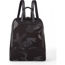 Bilik Deri  Siyah/kamuflaj Kadın Sırt Çantası DLR01 085