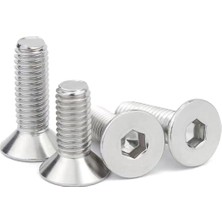 İlta Life inbus Allen Civata  M8X40 mm 10 Adet Havşa Başlı DIN 7991 Galvaniz Kaplama