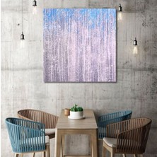 Soyut Büyük Boy El Yapımı Yağlı Boya Tablo 135X136CM