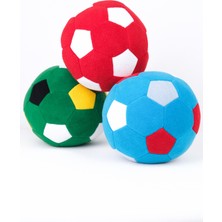 Peluş Oyuncak Top Sparka Peluş Taraftar Futbol Topu 20CM - Yeşil