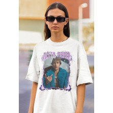 Sevbano Justin Bieber Baskılı Unisex Oversize Şarkıcı Tişört