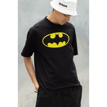 Sevbano The Batman Kahraman Karakter Baskılı Unisex Oversize Tişört