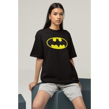 Sevbano The Batman Kahraman Karakter Baskılı Unisex Oversize Tişört