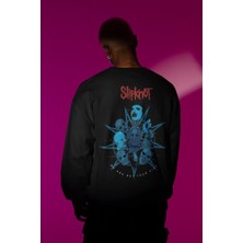 Sevbano We Are Not Your Kind Yazılı Unisex Oversize Slipknot Müzik Grubu Sweatshirt
