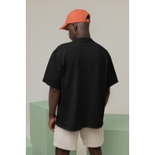 Sevbano Düz Basic Oversize Tişört, Unisex Baskısız Tişört