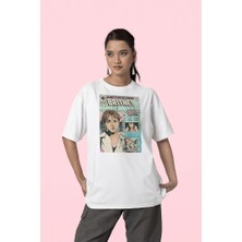 Sevbano Britney Spears Baskılı Unisex Oversize Şarkıcı Tişört