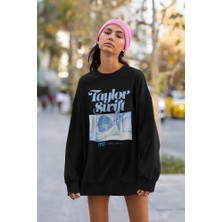 Sevbano Taylor Swift 1989 Baskılı Unisex Oversize Şarkıcı Sweatshirt