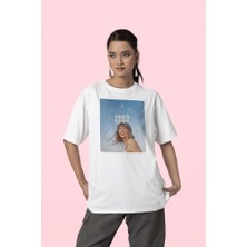 Sevbano Taylor's Version Şarkıcı Baskılı  Oversize Tişört