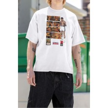 Sevbano Efsane Boksör Muhammed Ali Clay Baskılı  Oversize Tasarım Tişört