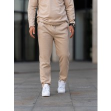 Erkek Pantolon, Waffle Kumaş Jogger Pantolon, Baharlık, Pamuklu, Günlük Giyim, Rahat Kesim
