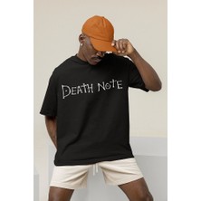 Sevbano Anime Dizi Death Note Baskılı  Oversize Tişört