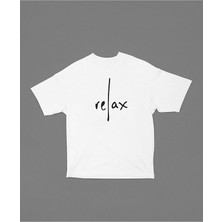 Sevbano Cool Relax Yazılı  Oversize Tişört