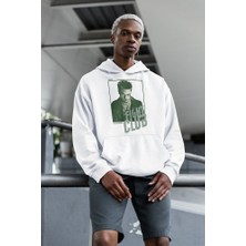 Sevbano Efsane Film Fight Club Baskılı Unisex 0VERSIZE Tyler Durden Hoodie