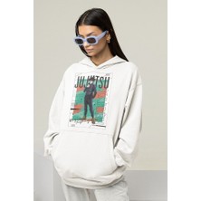 Sevbano Jujutsu Kaisen Anime Karakter Baskılı Unisex Oversize Hoodie