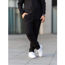 Erkek Pantolon , Waffle Kumaş Jogger Pantolon, Soğuk Havalara Uygun, Baharlık, Pamuklu, Günlük Giyim, Rahat Kesim