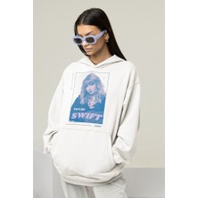 Sevbano Taylor Swift Reputation Baskılı Unisex Oversize Şarkıcı Hoodie