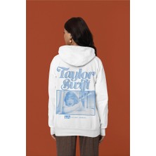 Sevbano Taylor Swift Baskılı Unisex Oversize Şarkıcı Hoodie