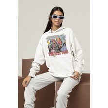 Sevbano Şarkıcı Taylor Swift The Eras Tour Baskılı Unisex Oversize Hoodie