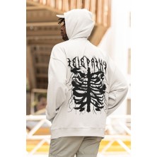 Sevbano Telepathy Baskılı Unisex Oversize Tasarım Hoodie