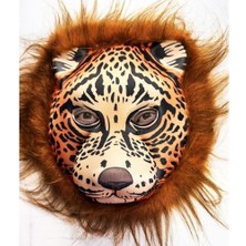 Tahtakale Home Kahverengi Saçlı Yeleli Aslan Maskesi Eva Mega Peluş 37 No