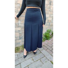 Butik Tesettür Büyük Beden Fişekli Astarlı Portoriko Kloş Anne Eteği Urun Boy 95 cm