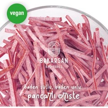 Bakarsan Bağ-Bahçe Badem Sütlü Pancarlı Vegan Erişte 500 gr