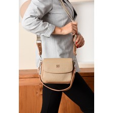 Just Polo Yeni Sezon Kolon Askılı 4 Bölmeli Kadın Omuz Çantası 21X16CM PBU2174