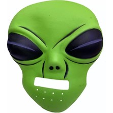 Çerçici Ghoulish Productions Green Alien Mask 45X30 cm ( Uzaylı )