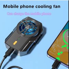 Cep Telefonu Soğutucu, Rgb Telefon Soğutma Fanı Taşınabilir Hafif Cep Telefonu Soğutma Fanı, Şarjlı