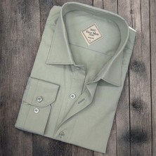 Eren Style Pamuklu Uzun Kollu Erkek Gömlek (Slim Fit Kalıp)