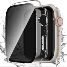 Sneezy Ios Watch Series 7 8 9 41MM Uyumlu Hayalet Pc Sert Kasa Ekran Koruycu 360 Güvenli Koruma