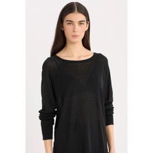 DeFacto Basic Siyah Triko Kazak D6281AX25SP