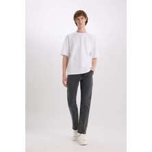 DeFacto Sergio Regular Fit Normal Kalıp Normal Bel Boru Paça Jean Pantolon D9827AX25SP