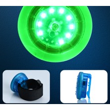 Grundıg Uyarı Işığı Spor Açık Kayışlar Bisiklet Kuyruk Lambası Mini Çok Fonksiyonlu Çanta Kask Işığı (Yurt Dışından)
