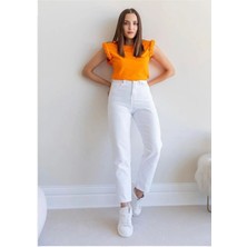 ByCukurovaFrango Timeless Mom Fit - Yüksek Belli Rahat Jean