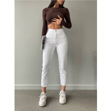 ByCukurovaFrango Heritage Blue Mom Jean - Nostaljik Kesim