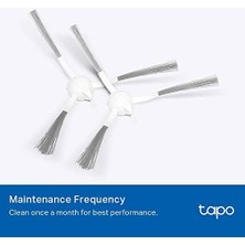 Tapo Tp-Link RVA100, Robot Süpürge Değiştirme Kiti, Ana Fırça ×1, Yan Fırça ×2, Hepa Filtre ×2 RV30 Plus, RV30, RV10 Plus, RV10