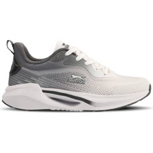 Slazenger WEMBA Erkek Sneaker Koşu & Yürüyüş Ayakkabısı Beyaz / Füme
