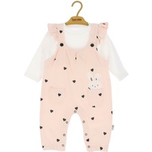 Crassi Kız Çocuk Slopet Cepli Tavşan Kalp Baskılı