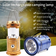 Just Cheap Store Güneş Enerjili Açılır Kapanır Kamp Lambası