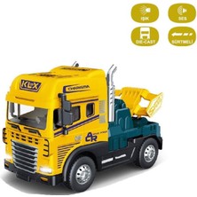 KLX600-345 Sürtmeli Işıklı Müzikli 1:24 Çekici (Tır Kafası)