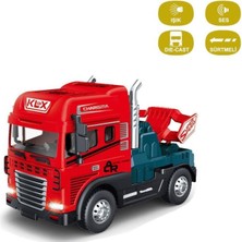KLX600-345 Sürtmeli Işıklı Müzikli 1:24 Çekici (Tır Kafası)