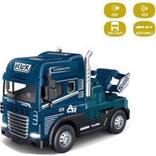 KLX600-345 Sürtmeli Işıklı Müzikli 1:24 Çekici (Tır Kafası)