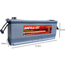 Mega Dc Premium Line 12V 135 Amper 840A (En) Akü (2025 ÜRETİM)
