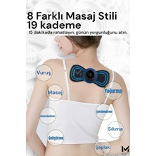 Xolo Pedli Masaj Aleti Bel Sırt Bacak Kol 8 Farklı Stil 18 Kademeli Titreşimli Şarjlı Taşınabilir Tens